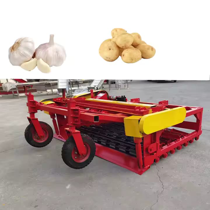 Landwirtschaftlicher Maschinen -Traktor -Knoblauch -Harvester Einstellbarer Reihenabstand Knoblauch Harvester 15-45 CM -Anpassung OEM Service Knoblauch Harvester