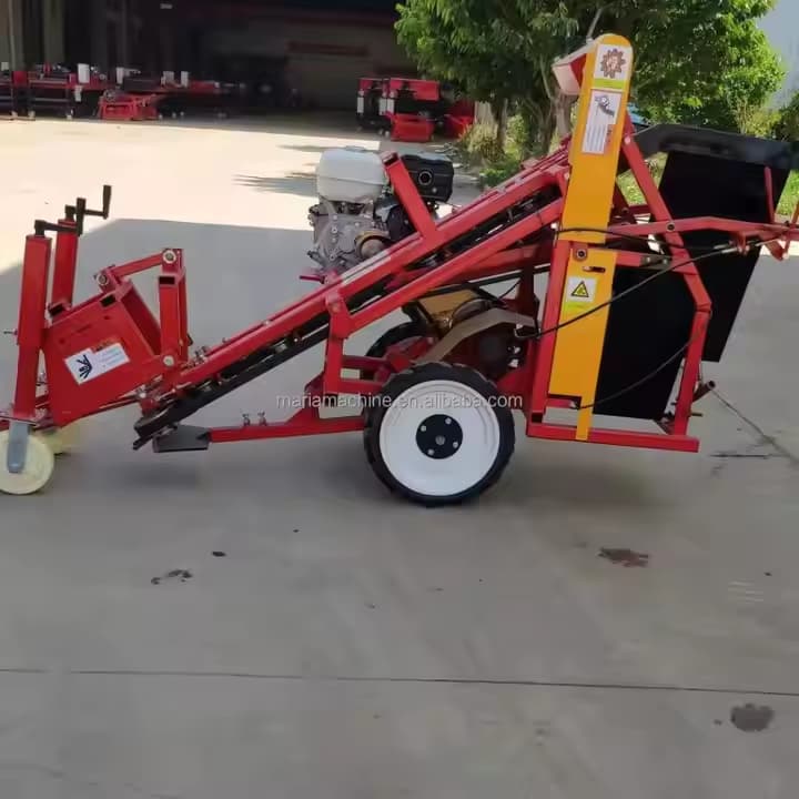 Chinesische Fabrikpreis Mini -Traktor -Knoblauchmaniellanleare süßer Knoblauch Murphy Karotten Ingwer Harvester