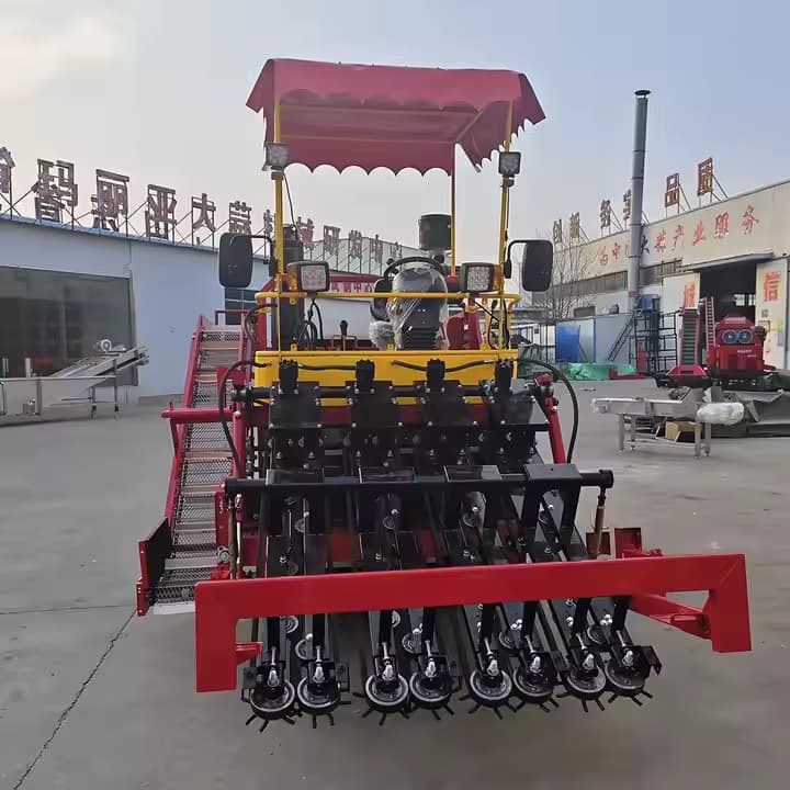 Smart Knoblauch Harvester Knoblauch Harvester Verstellbarer Reihenabstand Knoblauch Harvester Anpassung OEM Service Knoblauch Harvester